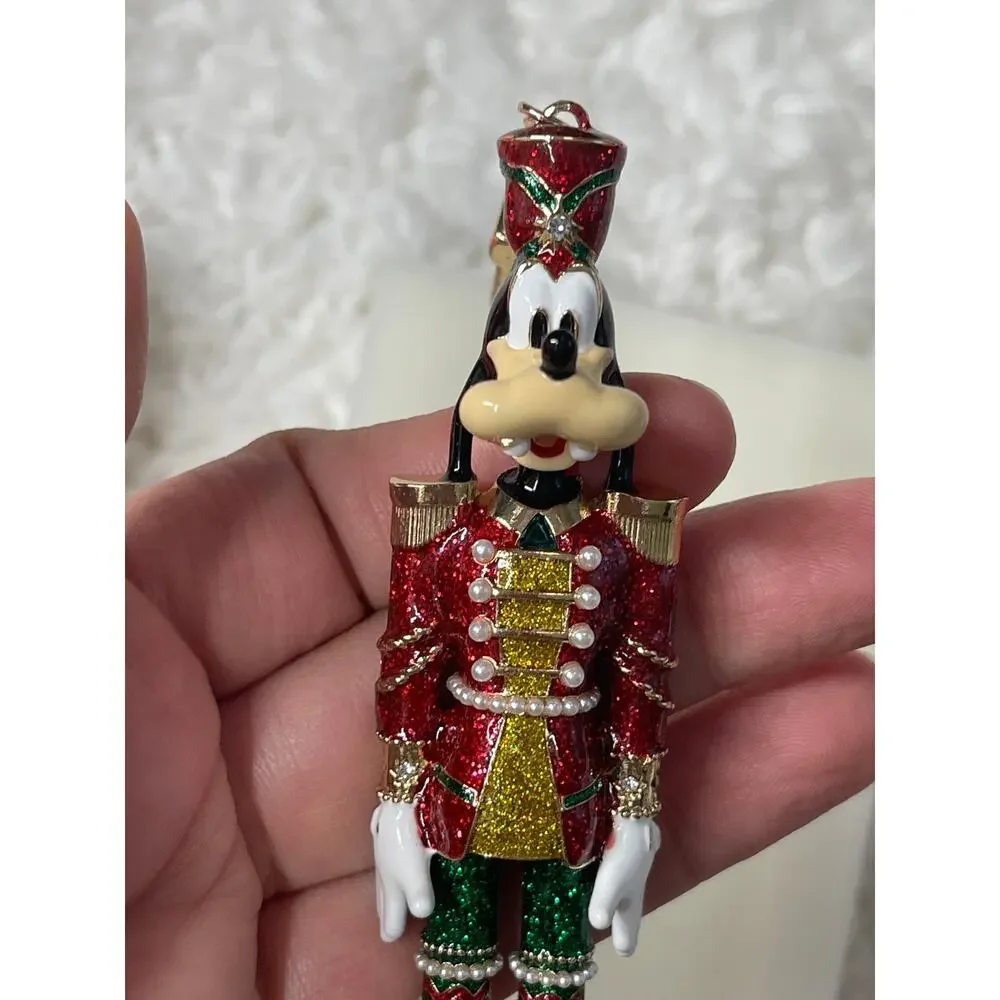 Disney Goofy Nutcracker Bag Charm Christmas Festive Holiday Character Keychain